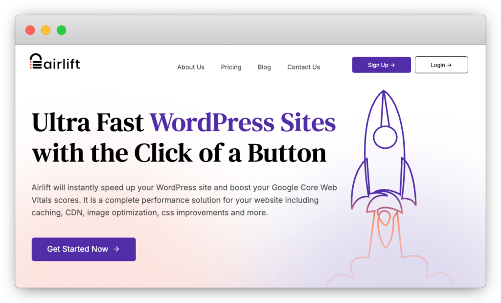 Airlift homepage