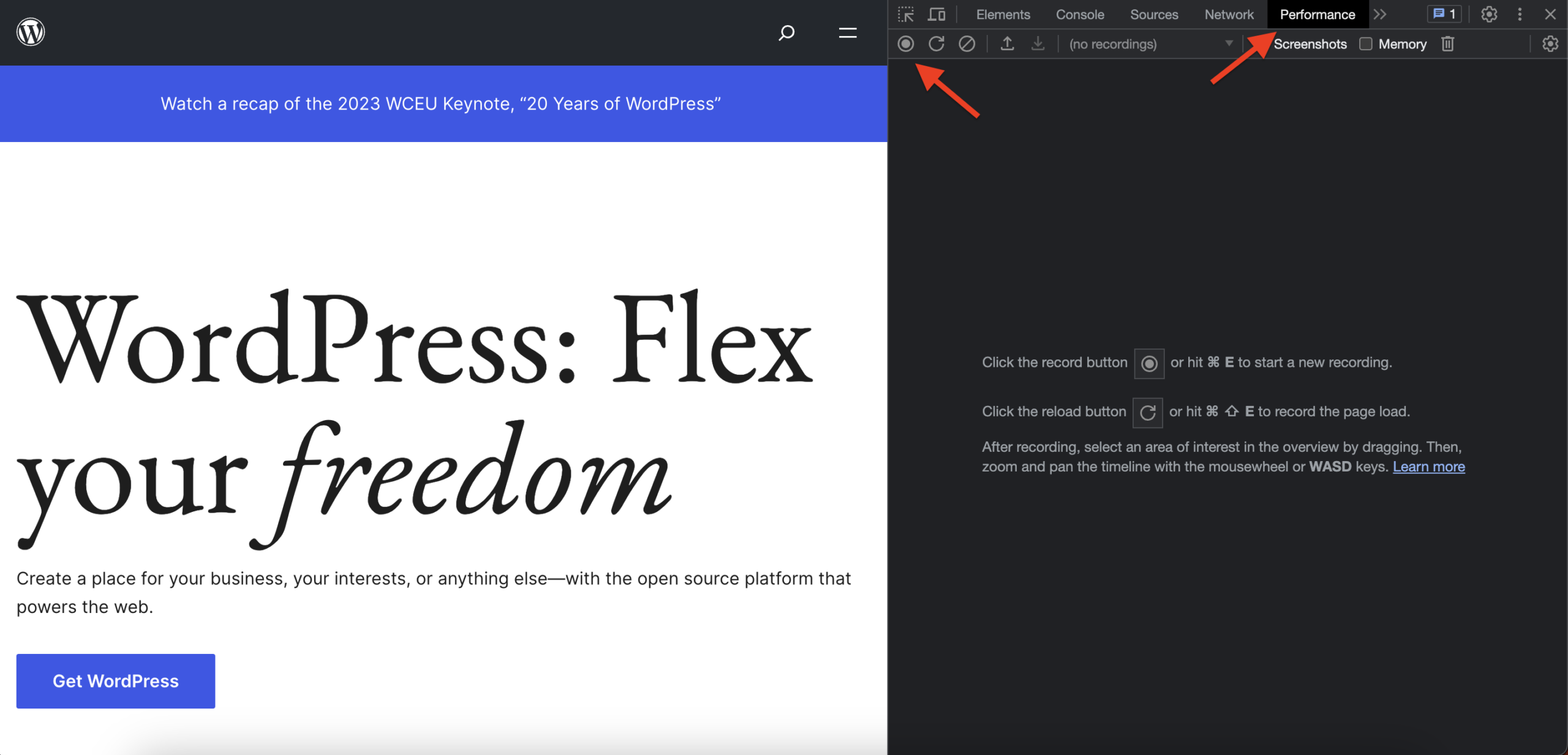 Chrome DevTools Recording