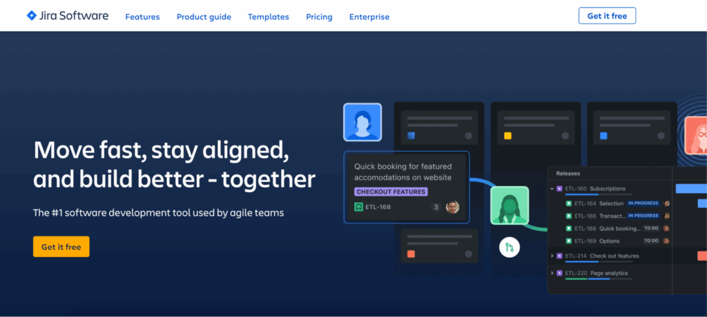 Jira home page