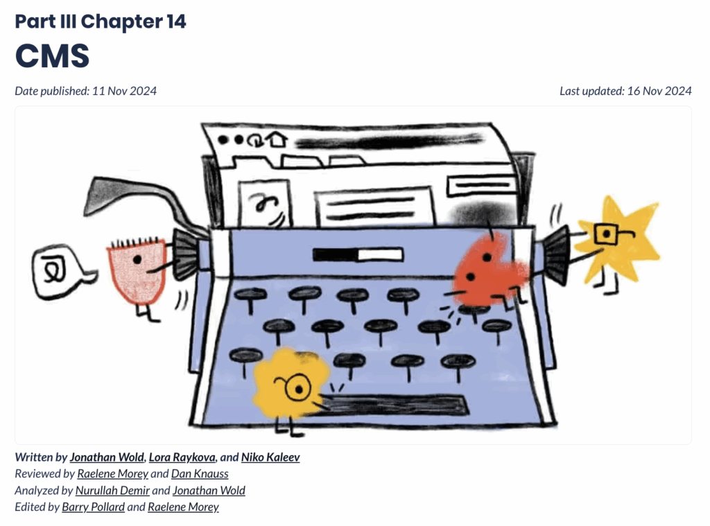 Web Almanac 2024 CMS chapter
