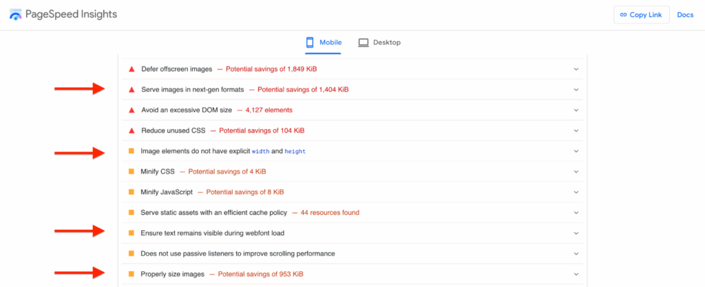 PSI Opportunities and diagnostics