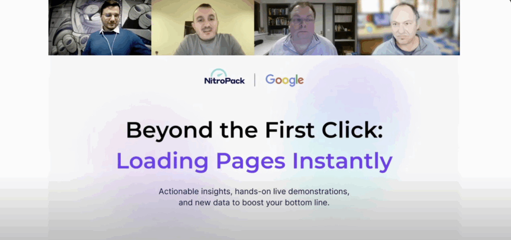 NitroPack co-hosted webinar with Google