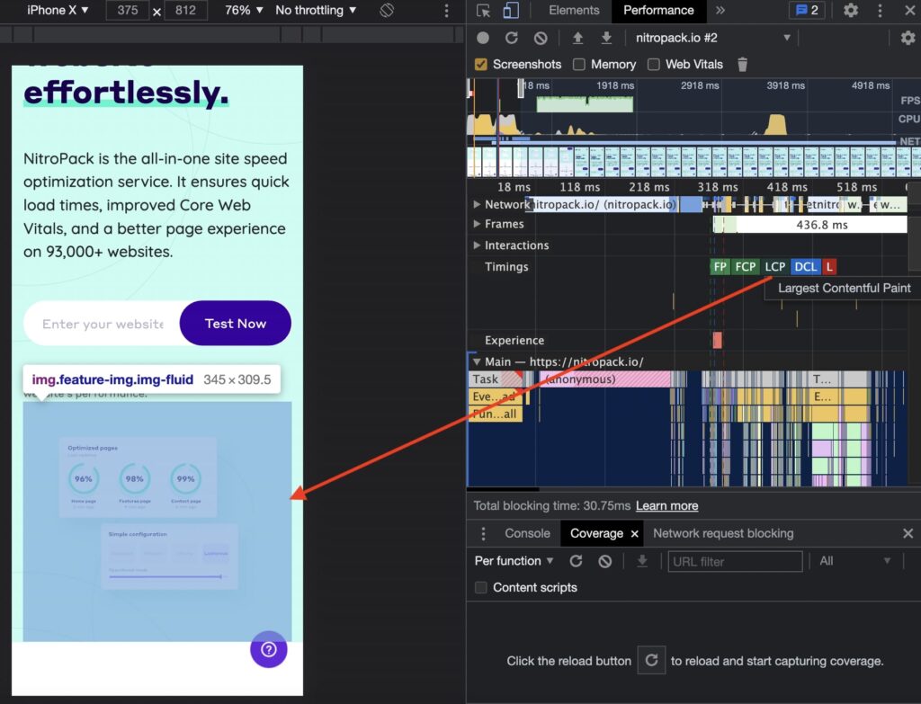 Largest Contentful Paint Element