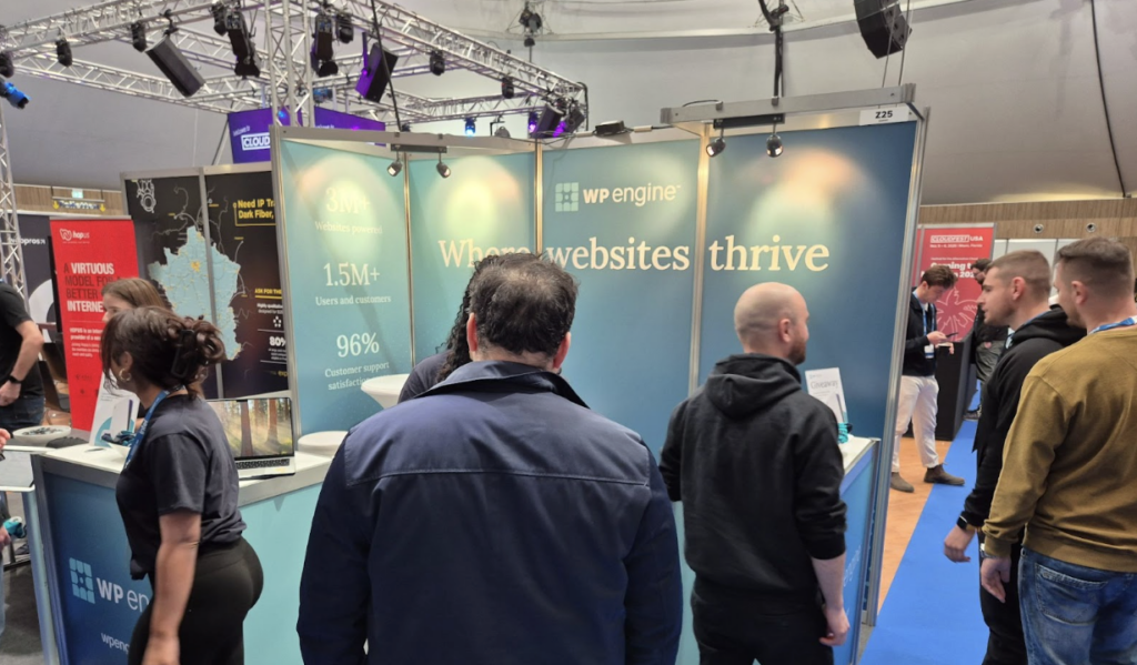 WP Engine Booth at Cloudfest 2025