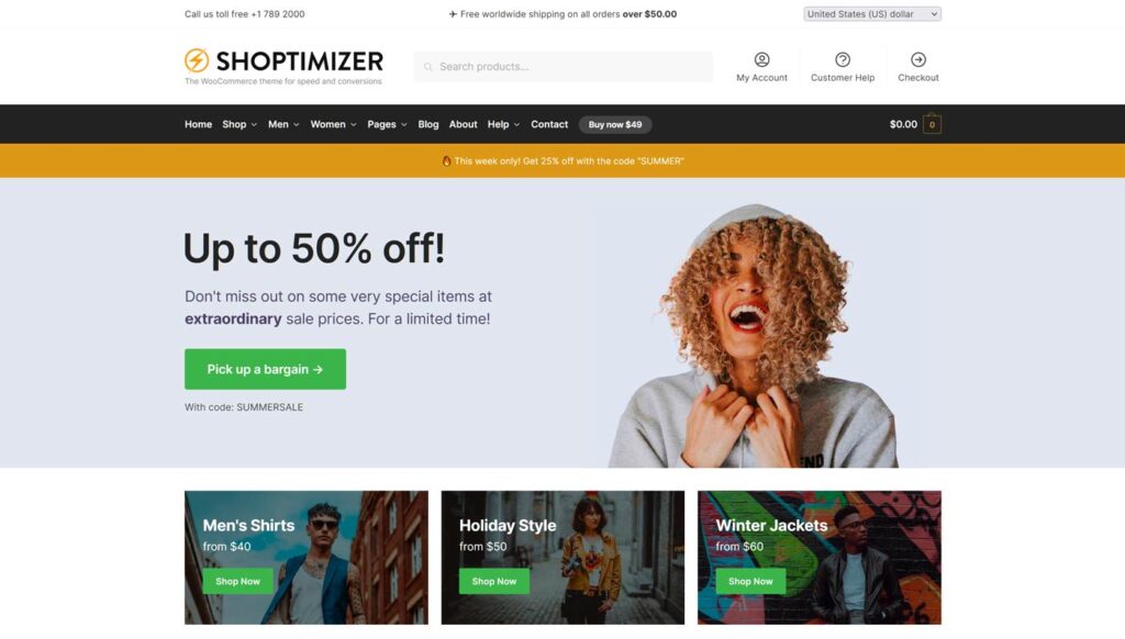 Shoptimizer theme