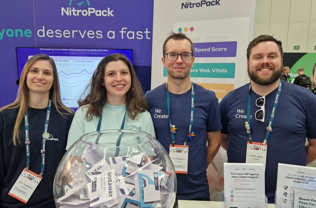 NitroPack Booth WordCamp US 2024