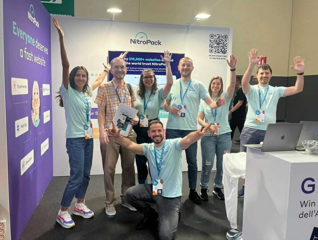 WCEU 2024 NitroPack Booth