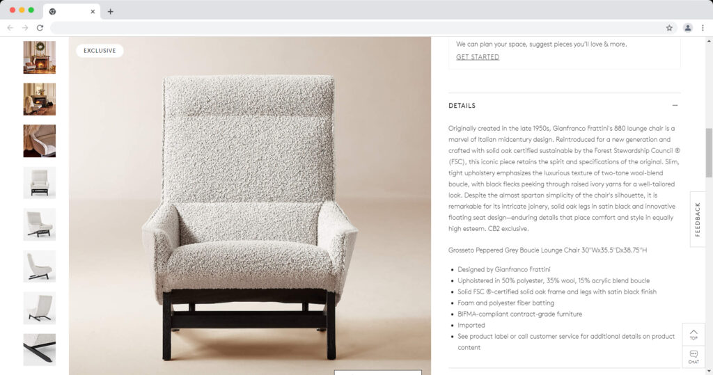 cb2 show benefits of the product