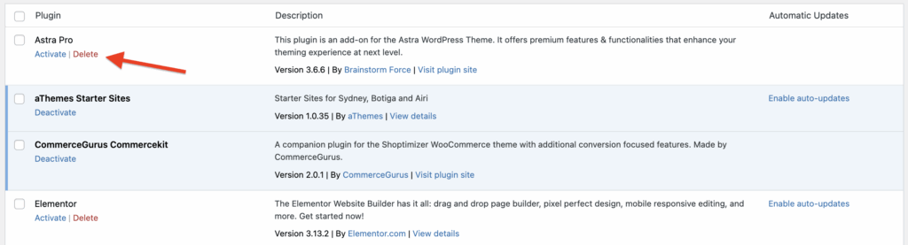 How to delete WordPress plugin