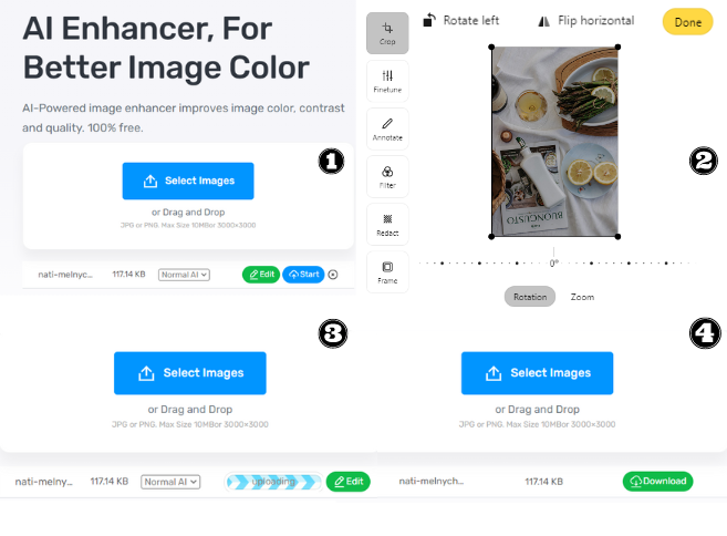 how to use imglarger