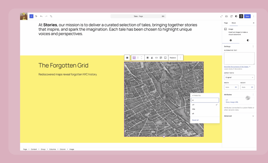Connect Block to Custom Fields WordPress 6.7