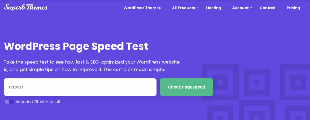 SuperbThemes Page Speed Test