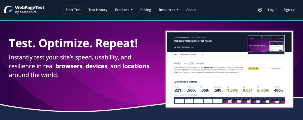 WebPageTest