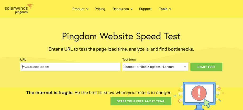 Pingdom test