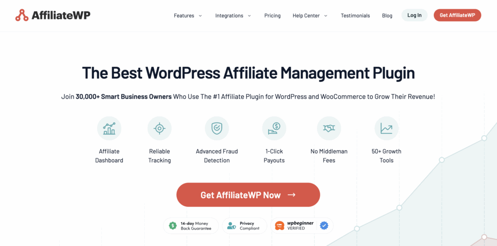 AffiliateWP Best WordPress Affiliate Management Plugin