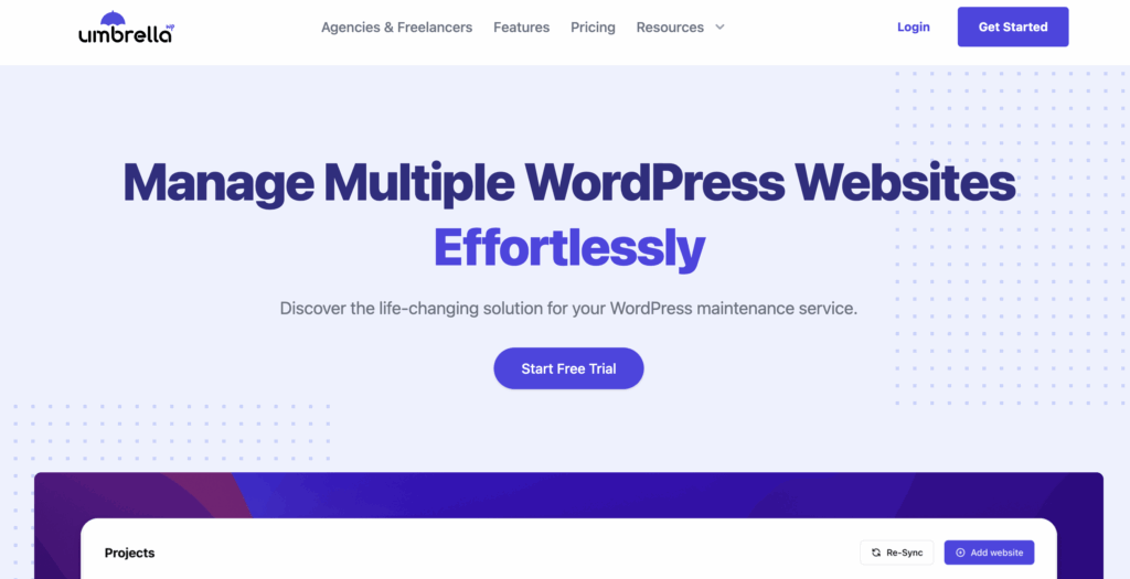 WP Umbrella Solution for Multi-Site Management of WordPress Websites