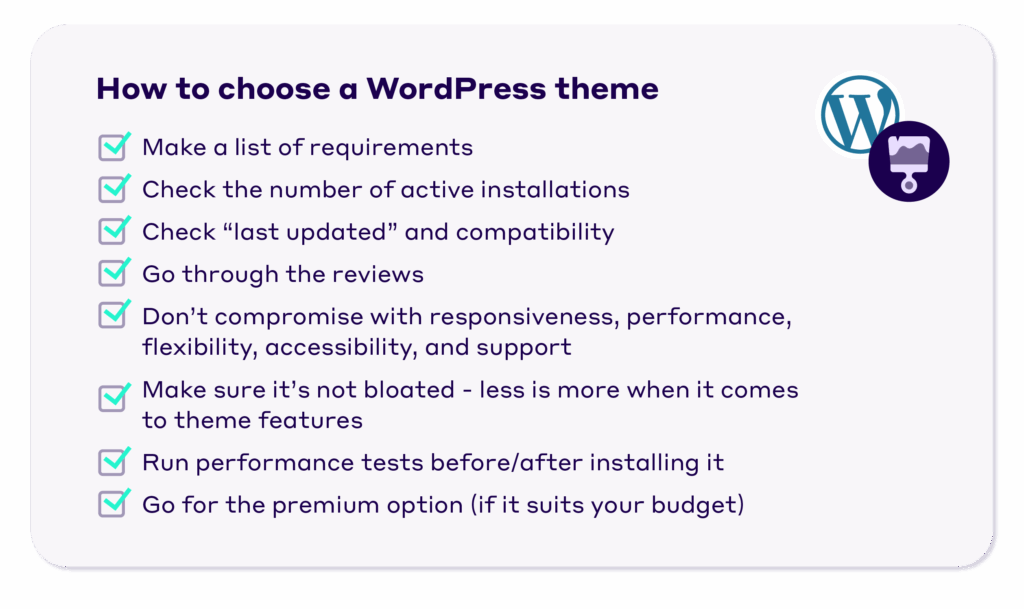 How to choose WordPress theme