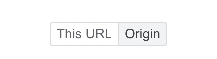 Тhis URL & Origin Tab