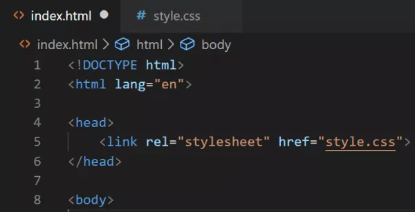External CSS