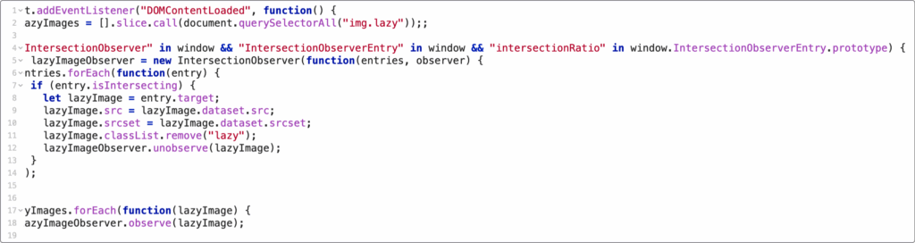 Intersection Observer Example