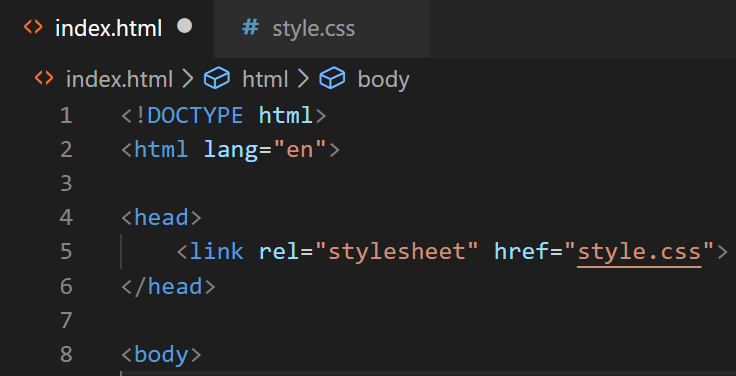 External CSS Example
