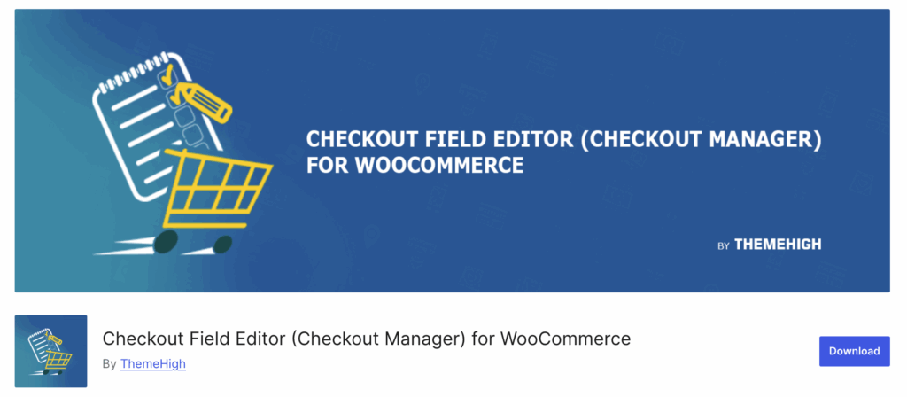 Checkout Field Editor plugin