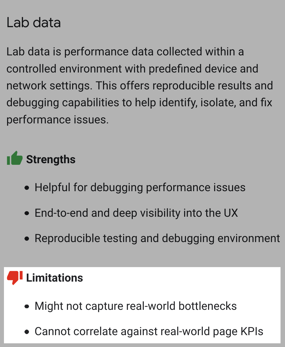 Lab Data Info